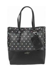 Torebka Slíma w kropki 12L Meatfly. Torebki shopper damskie Meatfly, bez wzorów, z bawełny, biznesowe, na ramię, bez dodatków. Za 203.99 zł.