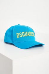 Czapka z daszkiem męska DSQUARED2. Czapki i kapelusze męskie Dsquared2, bez wzorów. W wyprzedaży za 727.35 zł.