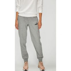 Puma - Spodnie. Szare spodnie sportowe męskie Puma, z bawełny. W wyprzedaży za 139.90 zł.