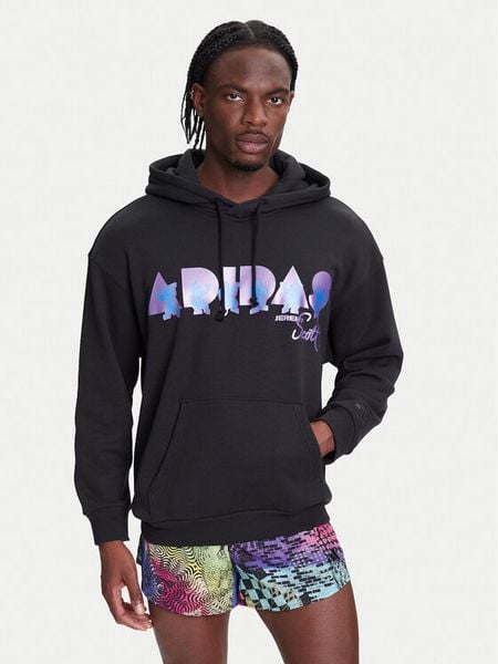 Adidas Bluza Jeremy Scott Pride JW1615 Czarny Oversize. Czarne bluzy męskie Adidas, m, bez wzorów, z bawełny, bez kaptura. Za 279.99 zł.