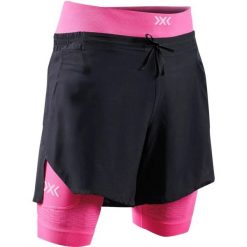 Spodenki męskie X-Bionic EFFEKTOR 2IN1 SHORTS X BLACK/NEO PINK. Czarne krótkie spodenki sportowe męskie X Bionic, m, bez wzorów, do biegania. Za 749.99 zł.