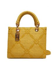 Elisabetta Franchi Torba q-roa-36126 Kolorowy. Żółte torebki do ręki damskie Elisabetta Franchi, bez wzorów, z materiału, sportowe, bez dodatków. Za 1,239.00 zł.