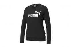 Damska bluza z okrągłym dekoltem Essentials z logo PUMA Light Gray Heather. Czarne bluzy damskie Puma, s, bez wzorów, z materiału, bez kaptura, na jogę i pilates. Za 222.45 zł.