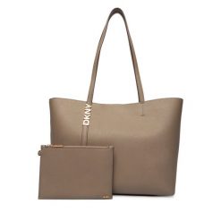 Torebka DKNY. Brązowe torebki do ręki damskie DKNY, bez wzorów, klasyczne, bez dodatków. Za 1,219.00 zł.