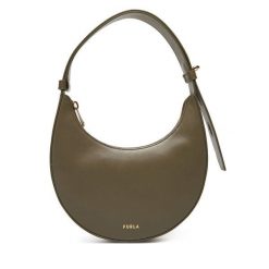 Torebka Furla. Zielone torebki do ręki damskie Furla, bez wzorów, klasyczne, bez dodatków. Za 869.99 zł.