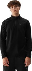 4f Bluza polarowa męska 4F M044 czarny 4FWAW24UFLEM044 21S 2XL. Czarne bluzy męskie 4f, m, bez wzorów, z polaru, bez kaptura. Za 73.62 zł.