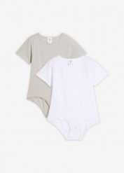 Body z miękkiej bawełny (2 pary). Białe t-shirty i topy dla dziewczynek bonprix, bez wzorów, z bawełny, bez ramiączek. Za 64.99 zł.