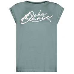 T-Shirt Deha Fade Effect Graphic Damskie. Zielone t-shirty damskie Deha, m, bez wzorów, z bawełny, klasyczne, bez kołnierzyka. Za 294.99 zł.