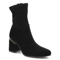 Czarne Botki Joalice Paris Damskie Modne Buty Na Obcasie. Czarne botki damskie Joalice Paris, na wiosnę, klasyczne, bez obcasa, na obcasie, bez zapięcia. Za 139.00 zł.