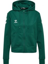 Damska bluza z kapturem zapinana na zamek Hummel Go 2.0 Chevron. Zielone bluzy damskie Hummel, na wiosnę, xl, bez wzorów, z bawełny, z kapturem. Za 302.50 zł.