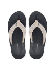 Tommy Hilfiger Japonki Molded Padded Hilfiger B Sandal FM0FM05901 Szary. Szare klapki męskie Tommy Hilfiger, z materiału. Za 209.99 zł.