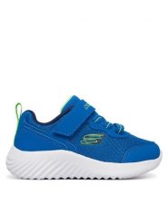 Skechers Sneakersy Bounder 403906N/BLU Niebieski. Niebieskie buty sportowe chłopięce Skechers, bez wzorów, z materiału, bez zapięcia. Za 129.99 zł.