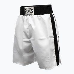 Spodenki bokserskie męskie Cleto Reyes Satin Boxing. Białe krótkie spodenki sportowe męskie CLETO REYES, m, bez wzorów. Za 299.99 zł.
