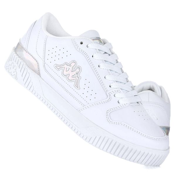 Buty damskie sportowe do chodzenia KAPPA AMBIENT. Białe obuwie sportowe damskie Kappa, bez wzorów, z materiału, trekkingowe. W wyprzedaży za 119.00 zł.