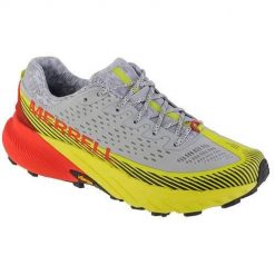 Buty do biegania męskie Merrell Agility Peak 5. Szare buty sportowe męskie Merrell, z materiału, bez zapięcia, do biegania. Za 881.00 zł.
