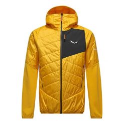 Kurtka puchowa Salewa Ortles Hyb Twr. Czarne kurtki męskie Salewa, na zimę, s, bez wzorów, z materiału, bez kaptura. Za 982.50 zł.
