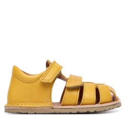 Sandały Froddo. Żółte sandały chłopięce Froddo, bez zapięcia. Za 339.99 zł.