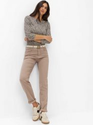 BRAX Spodnie - Mary Kobiety Lyocell brązowy, 22. Brązowe spodnie materiałowe damskie Brax, s, bez wzorów, z jeansu. Za 499.95 zł.