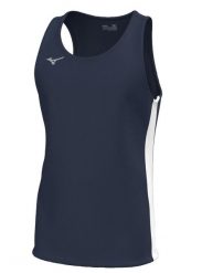 Tank top Mizuno MZNRB. Niebieskie t-shirty męskie Mizuno, xl, bez wzorów, z materiału, eleganckie, bez kołnierzyka. Za 146.00 zł.
