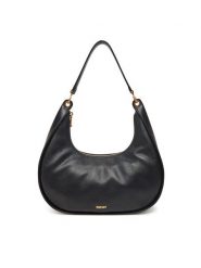 DKNY Torebka R44CAI48 Czarny. Czarne torebki do ręki damskie DKNY, bez wzorów, ze skóry, bez dodatków. Za 719.99 zł.
