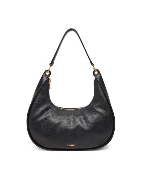 DKNY Torebka R44CAI48 Czarny. Czarne torebki do ręki damskie DKNY, bez wzorów, ze skóry, bez dodatków. Za 719.99 zł.