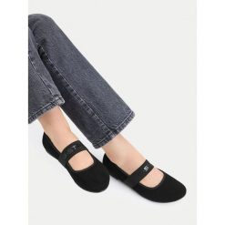 Baleriny G-Star. Czarne baleriny damskie G-Star, bez wzorów, retro, bez obcasa. Za 159.99 zł.