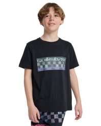 Koszulka z krótkim rękawem dla Chłopcy NEXT GEN Czarny. Czarne t-shirty dla chłopców Quiksilver, z aplikacjami, z bawełny, bez ramiączek. Za 37.50 zł.