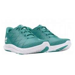 Buty do biegania damskie Under Armour Charged Speed Swift. Zielone obuwie sportowe damskie Under Armour, bez wzorów, z materiału, do biegania. Za 261.99 zł.