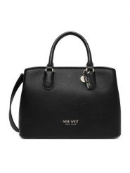 Nine West Torebka C-JL973 Czarny. Czarne torebki do ręki damskie Nine West, bez wzorów, z materiału, bez dodatków. Za 249.99 zł.