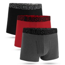 Majtki męskie bokserki sportowe Under Armour Perf Cotton 3-PAK. Czerwone bokserki męskie Under Armour, m, bez wzorów. Za 273.99 zł.
