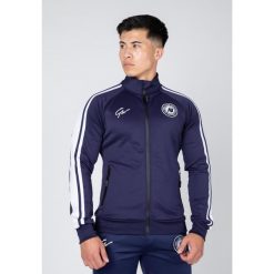 Bluza fitness męska Gorilla Wear Stratford Jacket. Czarne bluzy męskie GORILLA WEAR, m, bez wzorów, bez kaptura, na fitness i siłownię. Za 349.00 zł.