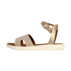 Damskie sandały z klinem Geox Dandra B. Żółte sandały damskie Converse, bez wzorów, bez obcasa, na koturnie, bez zapięcia. Za 392.90 zł.