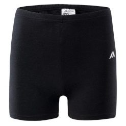Dziewczęce Legginsy Mimi. Czarne legginsy dla dziewczynek MARTES ESSENTIALS, bez wzorów, z bawełny. Za 47.99 zł.