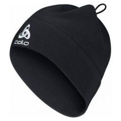 Uniwersalna czapka polarowa ODLO microfleece. Czarne czapki i kapelusze damskie Odlo, bez wzorów, z polaru, sportowe. Za 119.99 zł.
