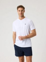 Bjorn_borg ACE SPORTS POLO SHIRT sportowa koszulka polo męska – BRILLIANT WHITE. Białe koszulki polo męskie Björn Borg, m, bez wzorów, casualowe, bez ramiączek. Za 307.50 zł.