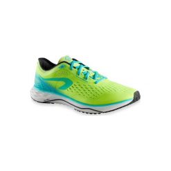 Buty Do Biegania Męskie Kiprun Kd Light Zielono-Żółte. Żółte buty sportowe męskie KALENJI, z gumy, bez zapięcia, do biegania. Za 279.99 zł.