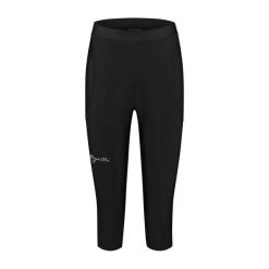 Spodenki rowerowe 3/4 damskie Rogelli Core. Czarne obuwie sportowe damskie Rogelli, l, bez wzorów, sportowe, rowerowe. Za 199.99 zł.
