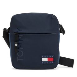 Saszetka Tommy Jeans. Niebieskie saszetki męskie Tommy Jeans, z jeansu, młodzieżowe, małe. Za 179.99 zł.