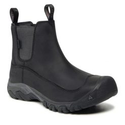 Sztyblety Keen. Czarne botki męskie Keen, bez wzorów, bez zapięcia. Za 519.99 zł.