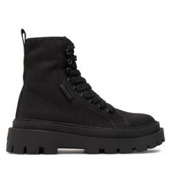 Trapery Superga. Czarne śniegowce i trapery damskie Superga. Za 449.99 zł.