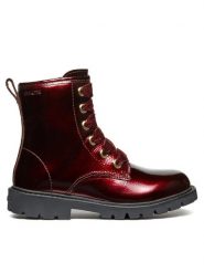 Geox Kozaki J Shaylax Girl J46EXA 00067 C7005 D Bordowy. Czerwone buty zimowe dziewczęce Geox, bez wzorów, ze skóry, bez zapięcia. Za 359.99 zł.