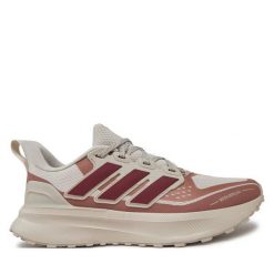 Buty do biegania adidas. Brązowe obuwie sportowe damskie Adidas, bez wzorów, do biegania. Za 269.99 zł.