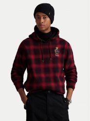 Polo Ralph Lauren Bluza 710981796001 Czerwony Regular Fit. Czerwone bluzy męskie Polo Ralph Lauren, l, bez wzorów, z bawełny, bez kaptura. Za 1,199.00 zł.