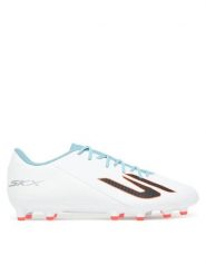 Skechers Buty do piłki nożnej Academy Ag 252120 WTQP Biały. Białe buty sportowe męskie Skechers, ze skóry, bez zapięcia. Za 259.99 zł.