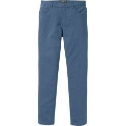 Spodnie Regular Fit bonprix niebieski melanż. Spodnie materiałowe męskie marki bonprix. Za 59.99 zł.