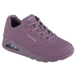 Buty do chodzenia damskie Skechers Unostand ON Air. Czerwone obuwie sportowe damskie Skechers, bez wzorów, z gumy, trekkingowe, Skechers Sport. Za 299.99 zł.
