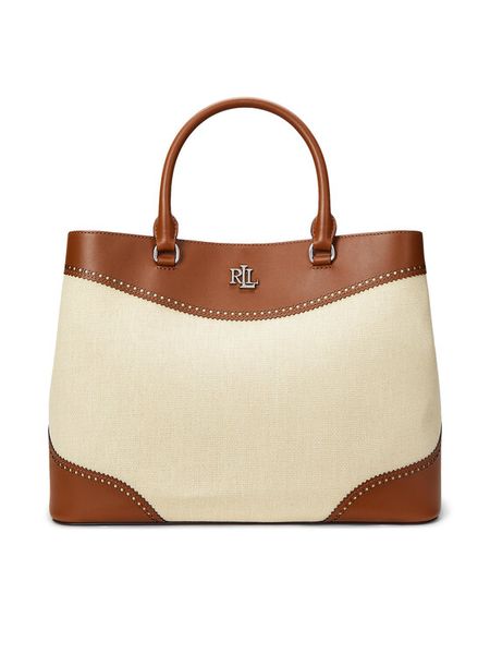 LAUREN RALPH LAUREN Torebka Marcy 431966776001 Beżowy. Brązowe torebki do ręki damskie Lauren Ralph Lauren, bez wzorów, z tworzywa sztucznego, bez dodatków. Za 1,219.00 zł.