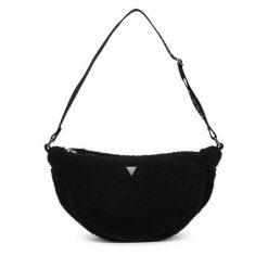 Torebka Guess. Czarne torebki do ręki damskie Guess, z aplikacjami, klasyczne, bez dodatków. Za 214.99 zł.
