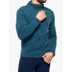 Bluza z kapturem męska Rab Ascendor Light Hoody. Niebieskie bluzy męskie RAB, na zimę, m, bez wzorów, z kapturem. Za 349.99 zł.