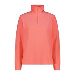 Damski polar CMP. Czerwone bluzy sportowe damskie CMP, bez wzorów, z polaru, bez kaptura, narciarskie. Za 196.50 zł.